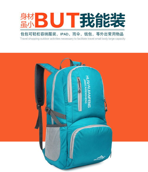新款戶外男女款旅游包可折疊包 雙肩背包防水便攜522